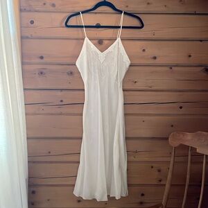 Vintage bias cut silk slip dress